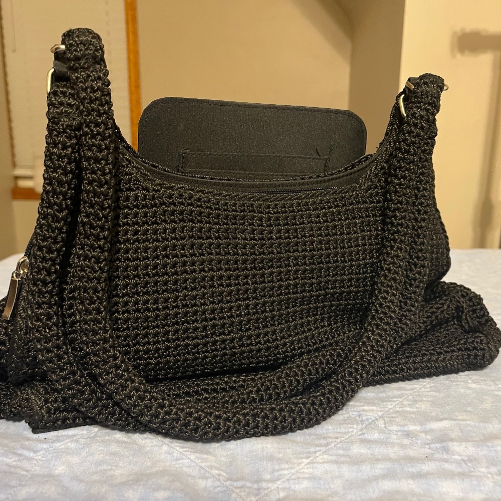 Crocheted design purse